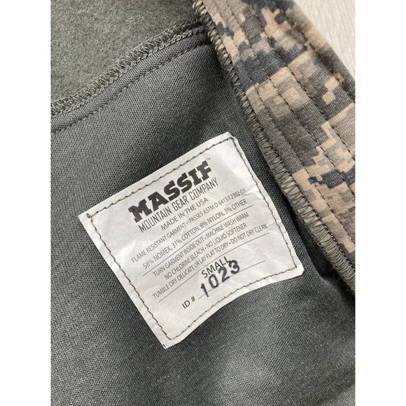 NWT MASSIF Digi Camo Jacket IWOL/Fire Resistant - Nomex Sz Small - Picture 5 of 5